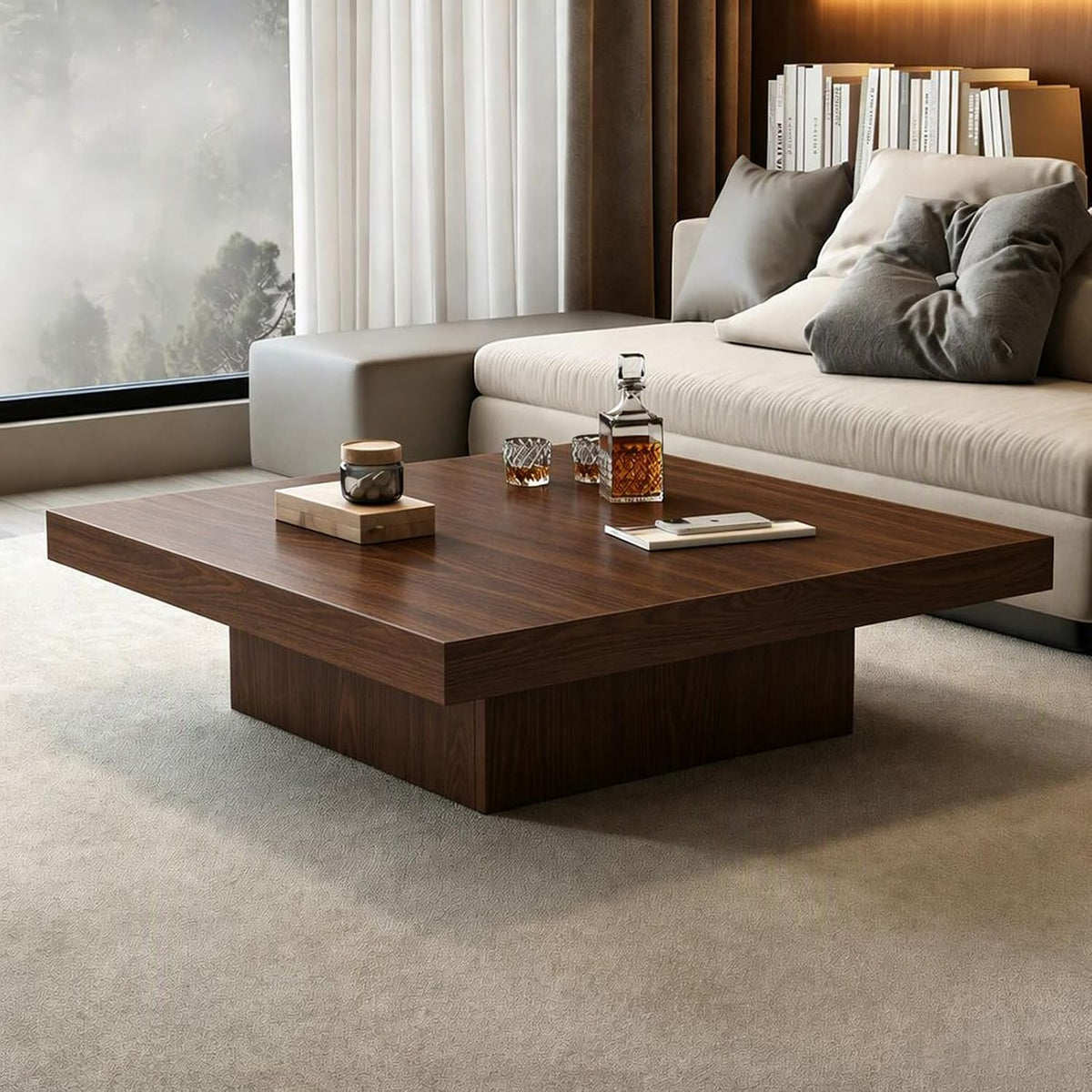 Rustic Square Coffee Table