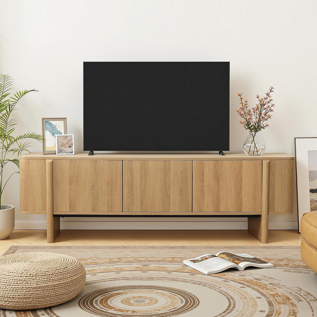 Walnut Mid-Century TV Stand
