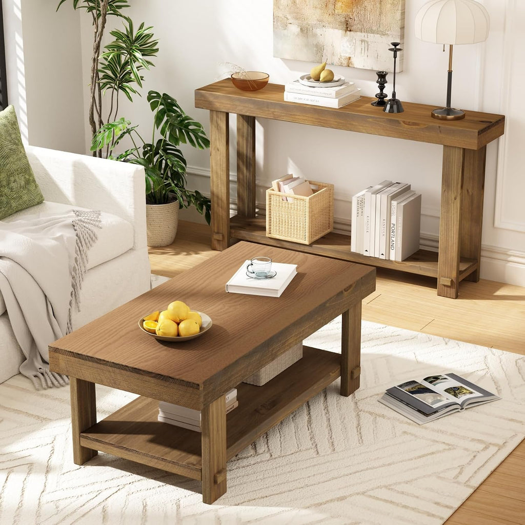 Farmhouse Wood Coffee Table