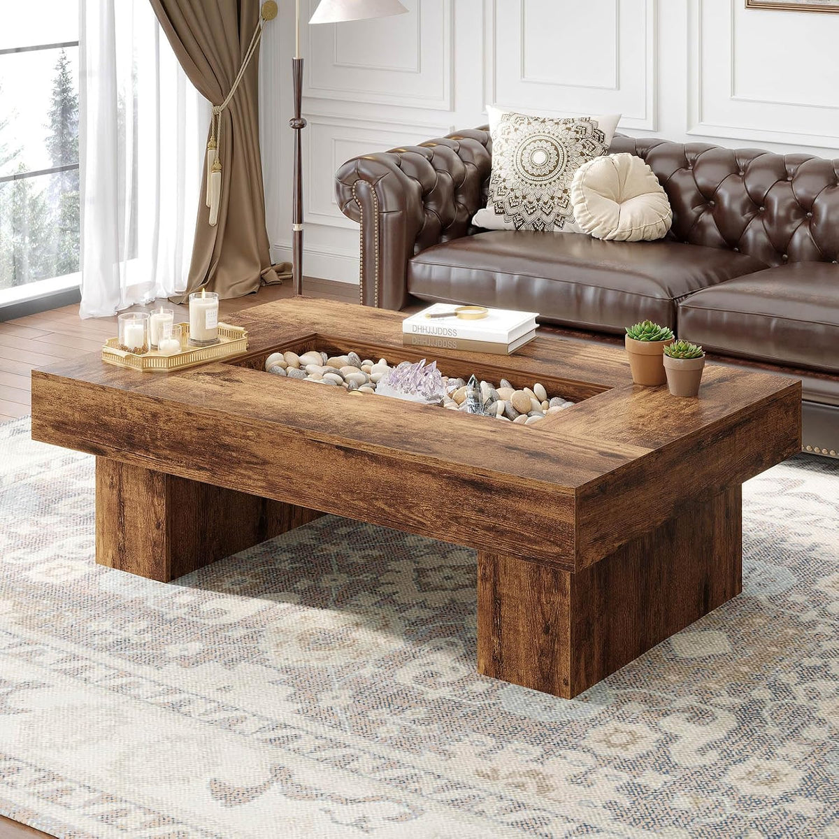 Rustic Wood Coffee Table