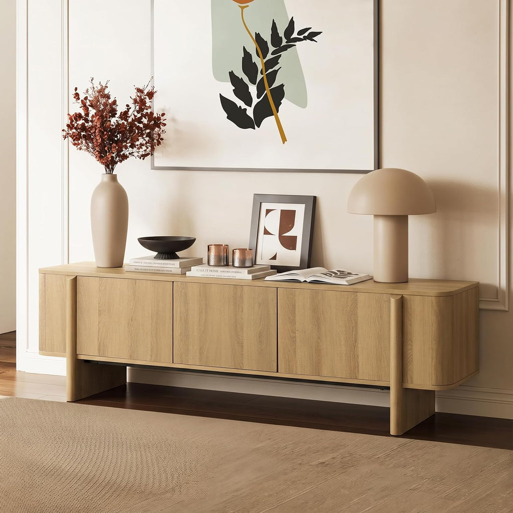 Walnut Mid-Century TV Stand