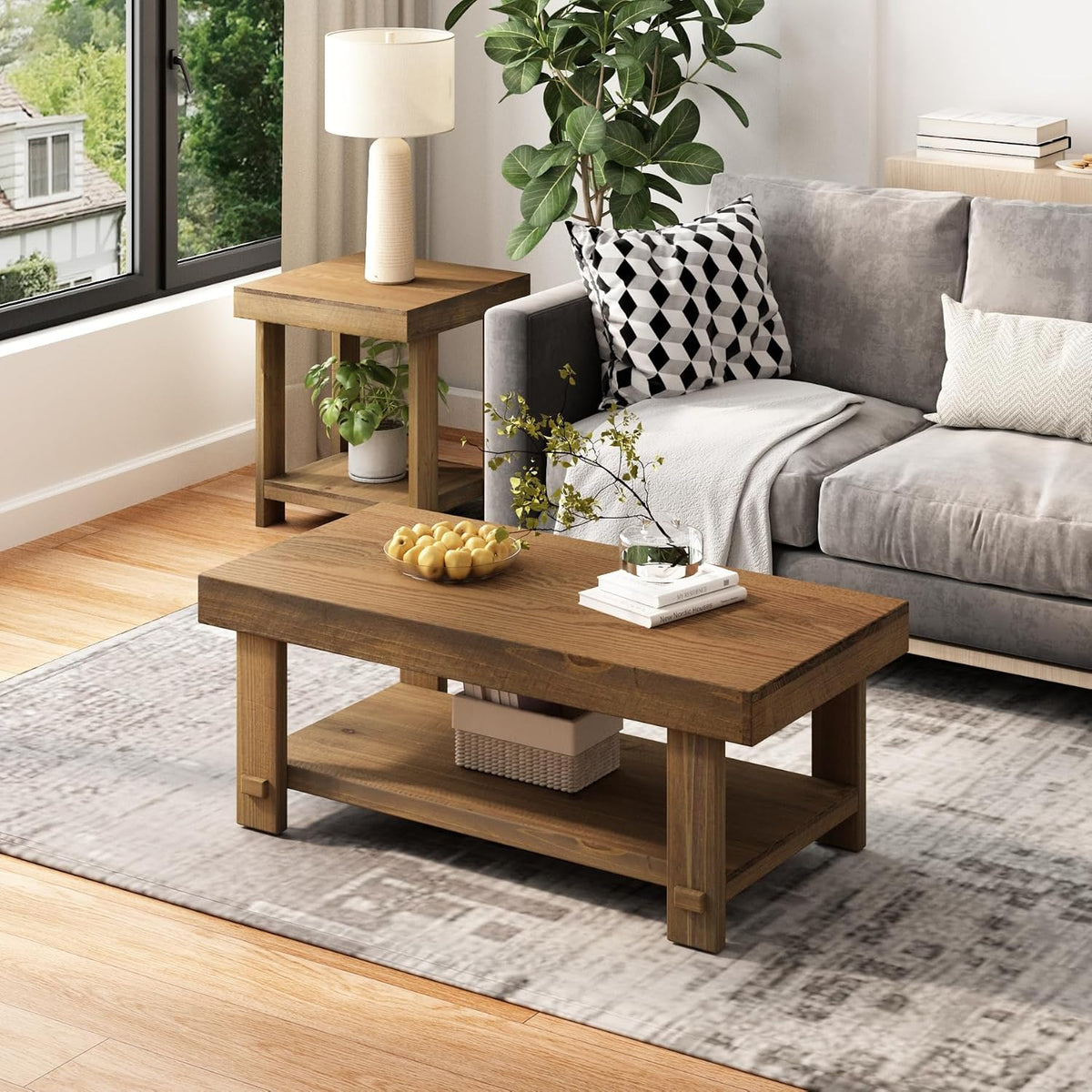 Farmhouse Wood Coffee Table