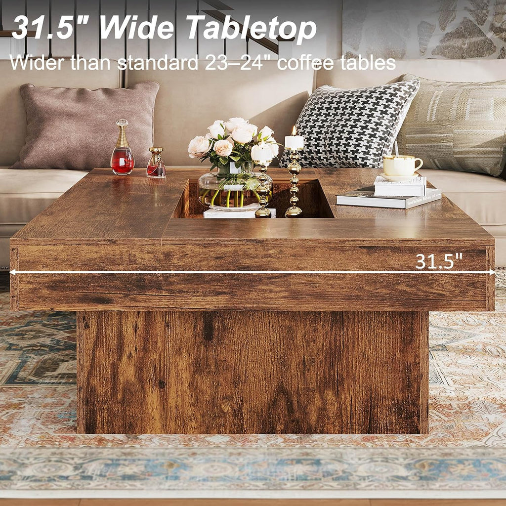 Rustic Wood Coffee Table