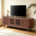 Mid-Century Fluted TV Stand