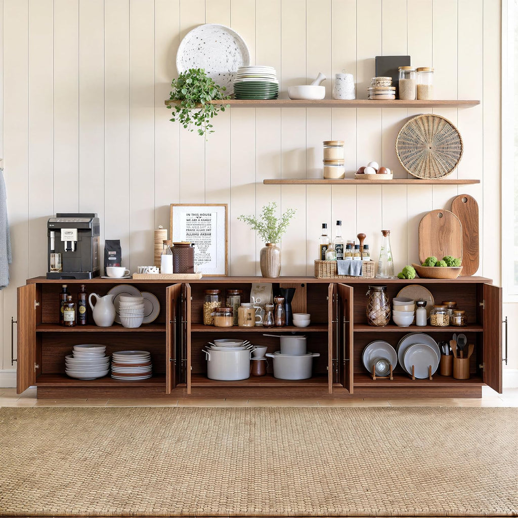 Walnut Arched Door TV Stand