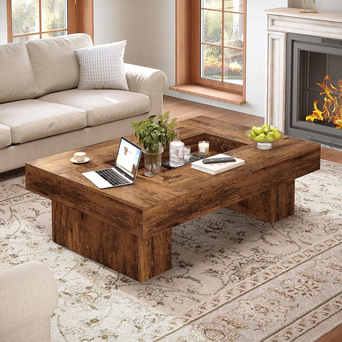 Rustic Wood Coffee Table