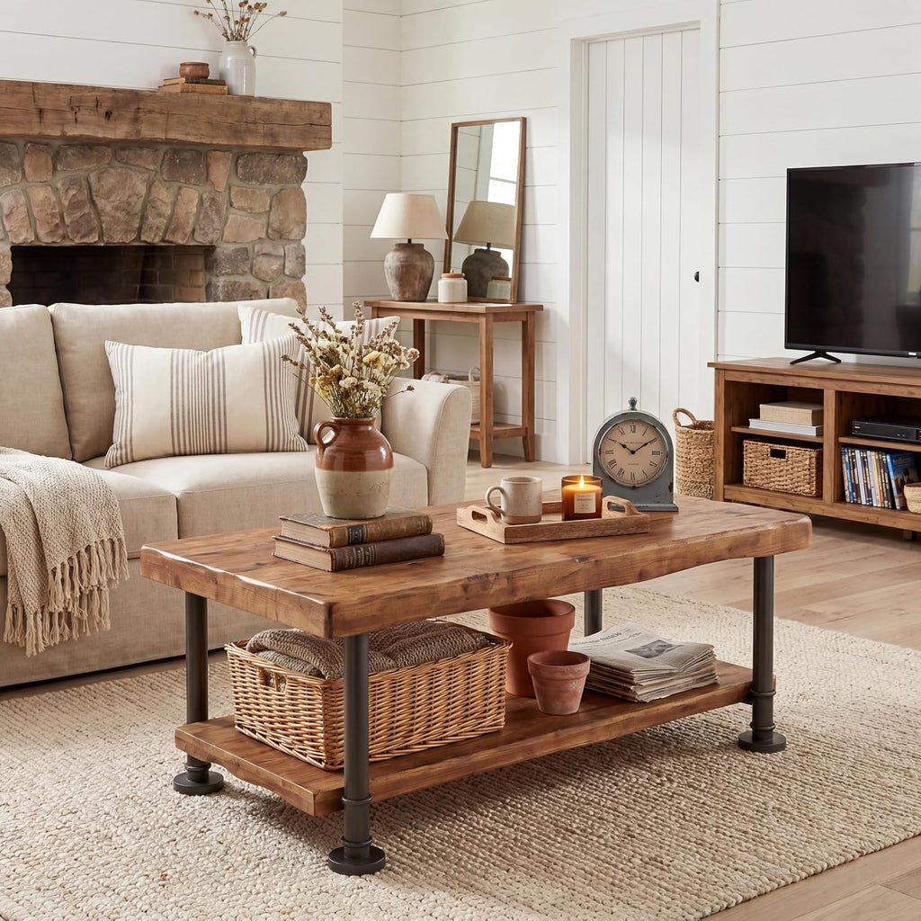 Rustic Wood Coffee Table