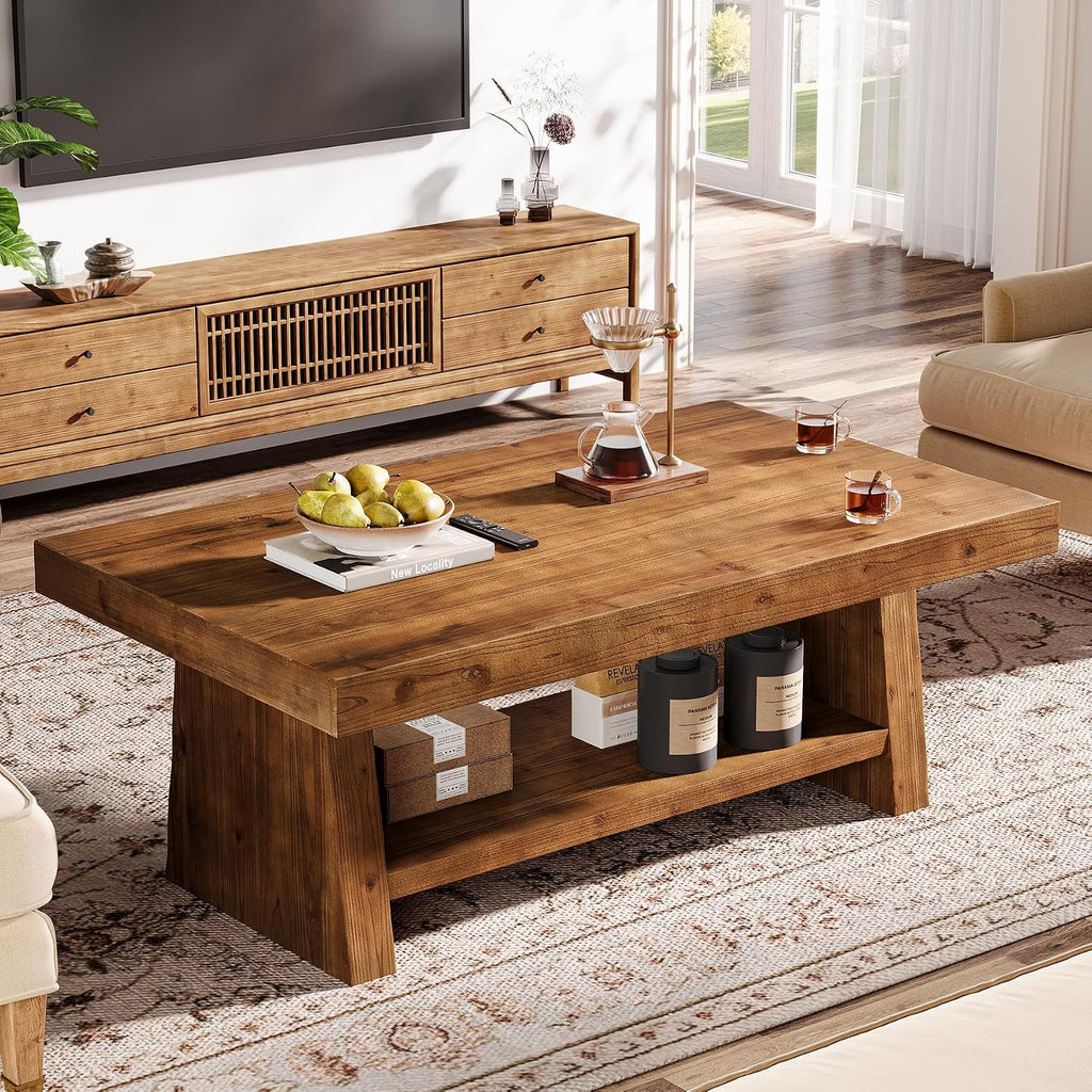 Farmhouse Wood Coffee Table