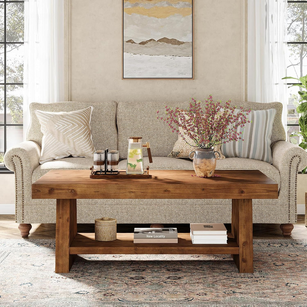 Farmhouse Wood Coffee Table