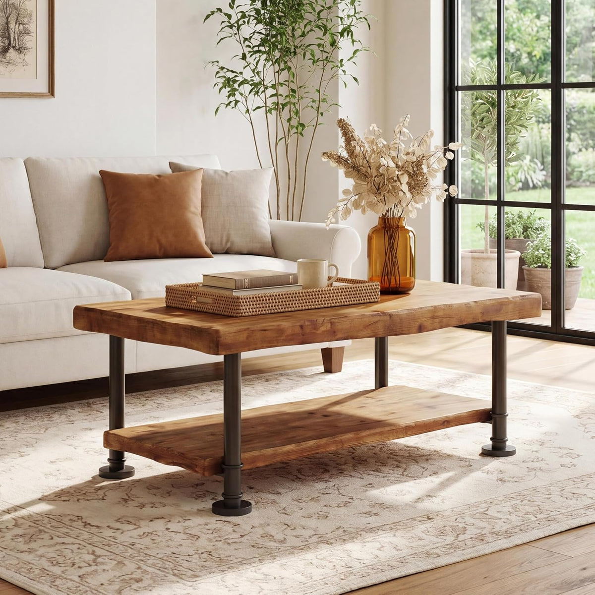 Rustic Wood Coffee Table